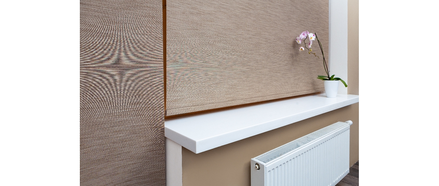 Windowsill made of Corian ® material