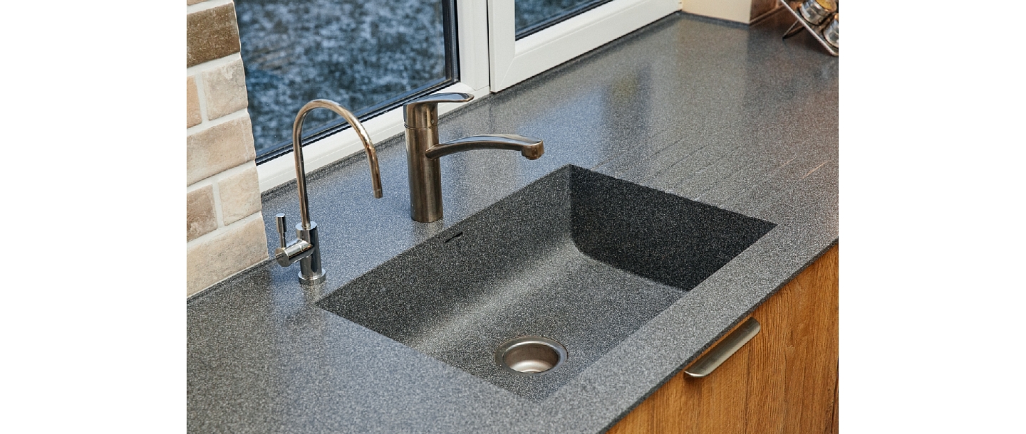 Sink made of artificial stone