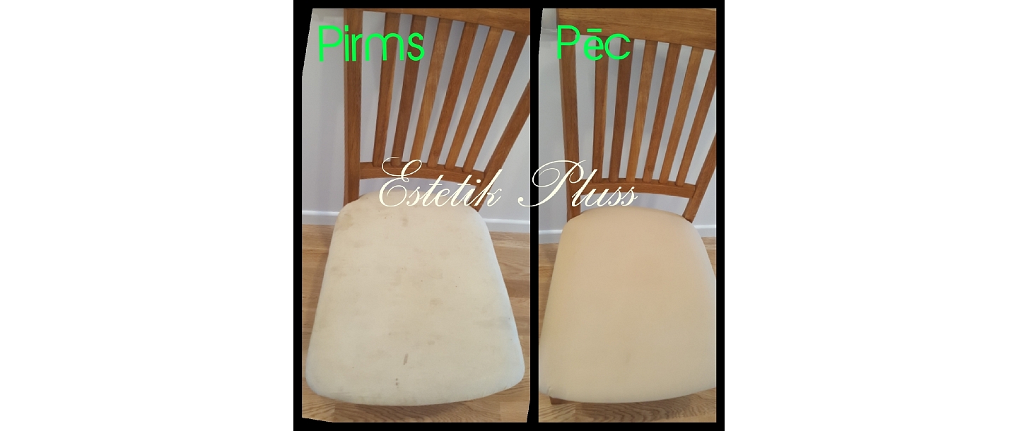 Dry cleaning of suede chairs, cleaning services