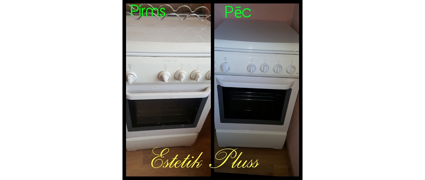 General cleaning after tenants, cleaning the stove