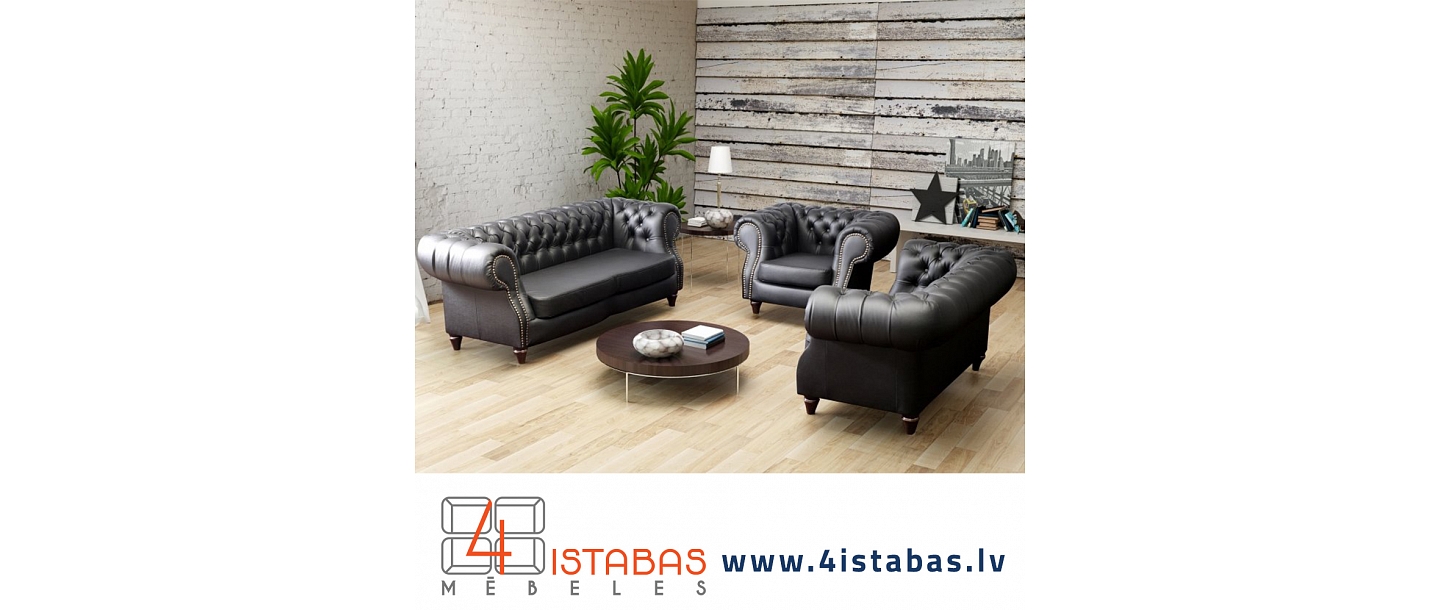 leather furniture, genuine leather classic sofas and armchairs, furniture online store Latvia Riga Kurzeme Zemgale