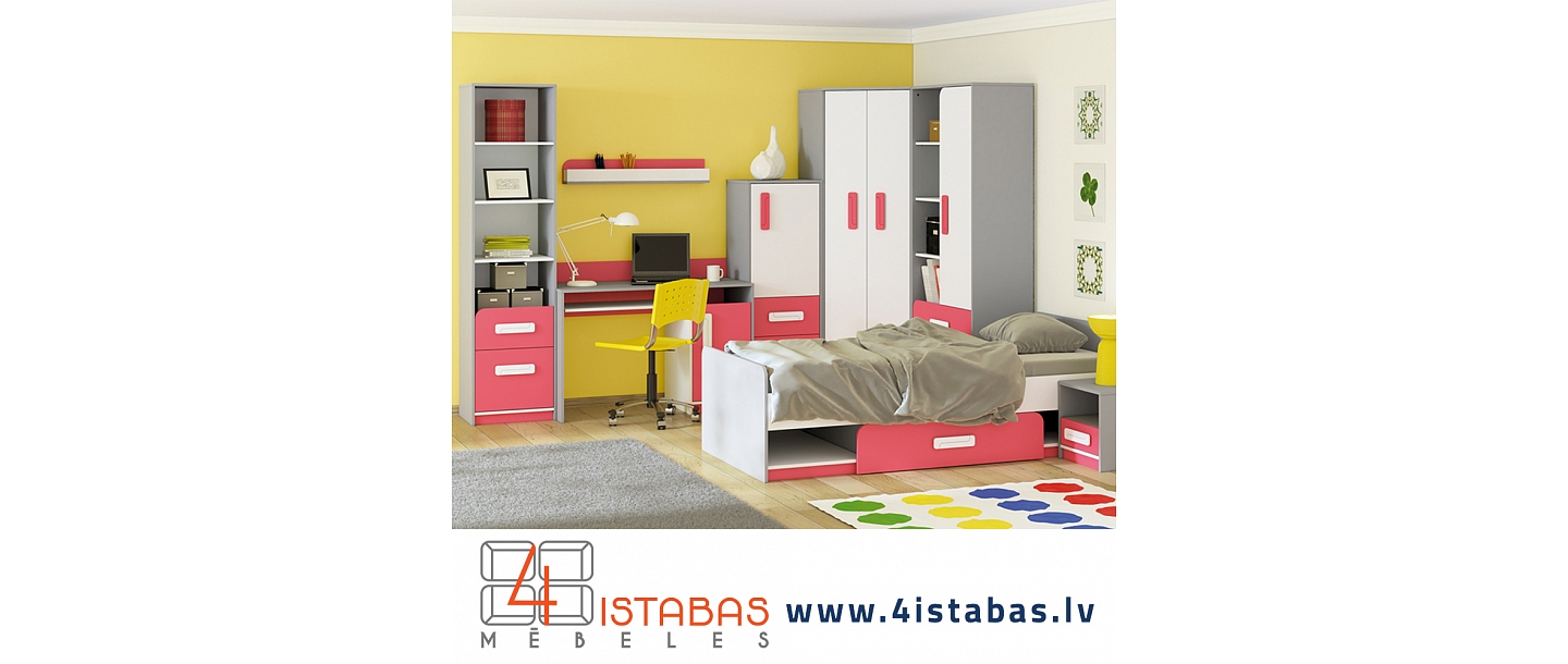 children's cot, writing desk, computer table, corner cabinet, furniture online store Latvia Riga Ventspils Talsi