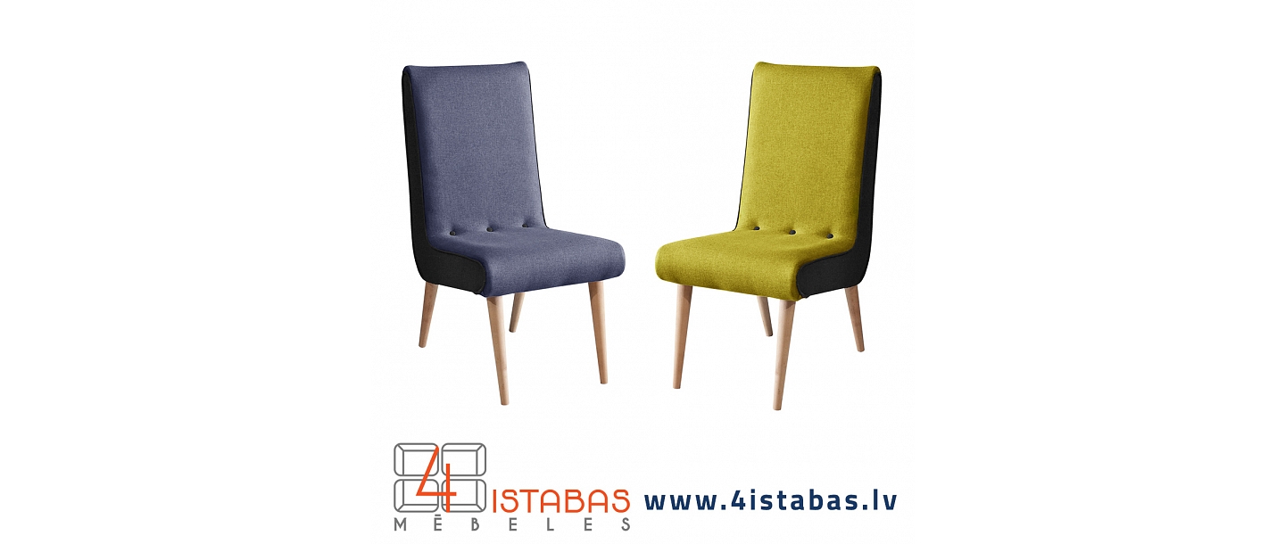 Fabric chairs, dining chair, upholstered furniture, furniture online store Latvia Riga Liepaja Saldus
