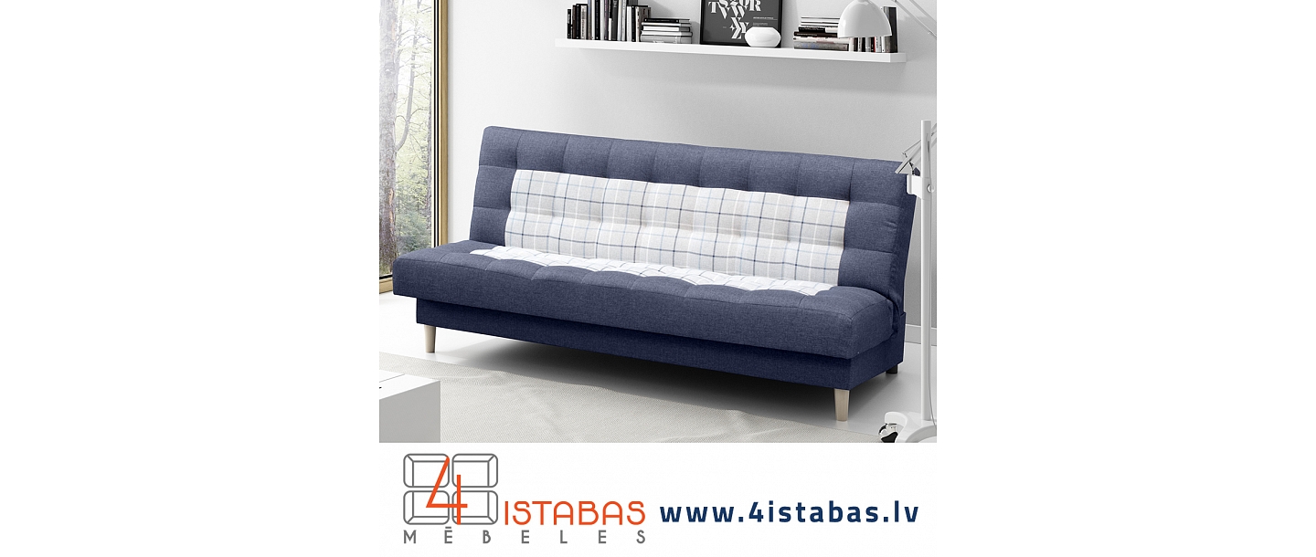 cheap pull-out sofa, sofa with linen box, furniture online store Latvia Riga furniture online