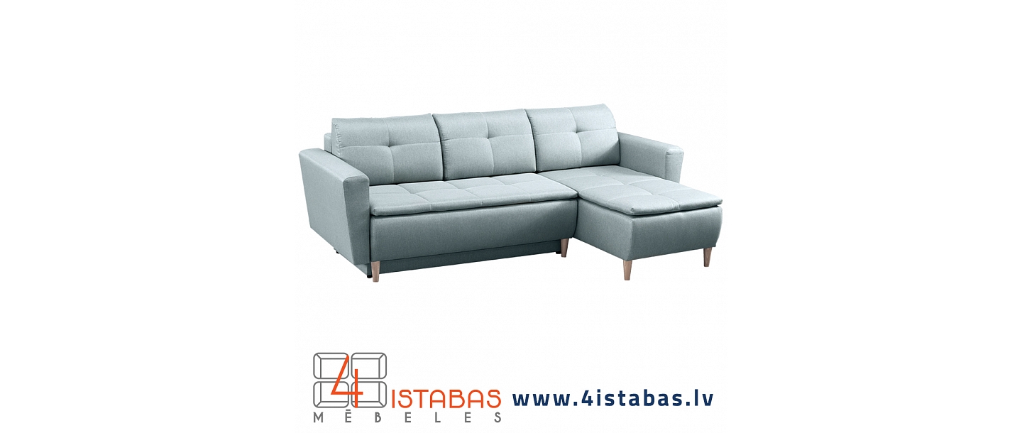 Stylish, modern interior with corner sofa, furniture online store Latvia Riga furniture online