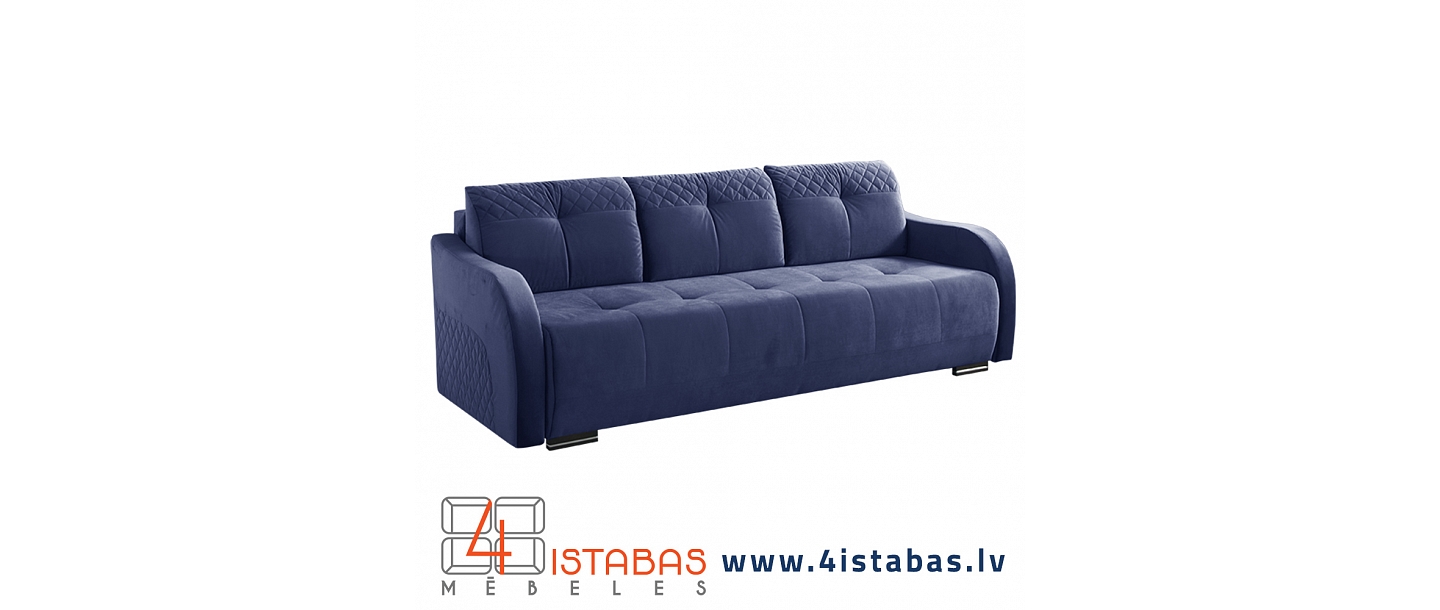 Comfortable pull-out sofa with pillows and laundry box, online furniture store Latvia Cēsis furniture online