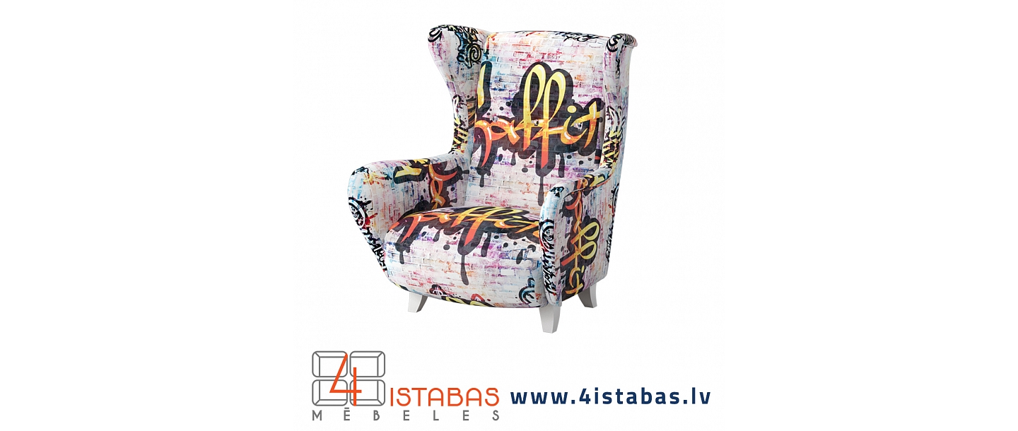 Fabric club chair, lounge chair, online furniture store Latvia Cēsis furniture online