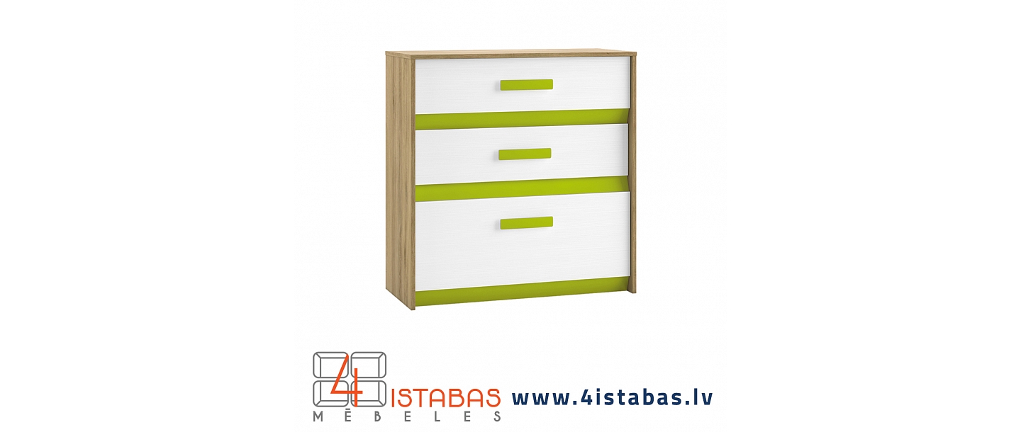 Children chest of drawers, colorful dresser with drawers, online furniture store Latvia Cēsis furniture online
