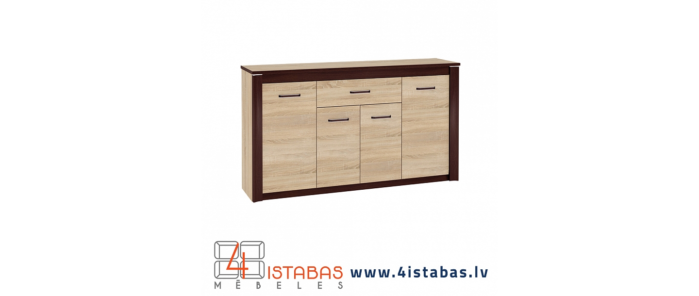 Bedroom dresser with drawers, chest of drawers for clothes, online furniture store Latvia Cēsis furniture online