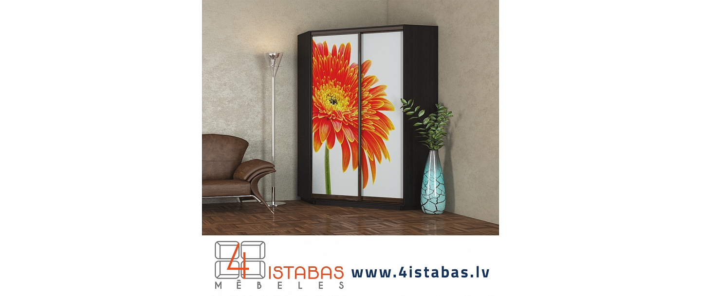 Closet with sliding doors, spacious corner wardrobe, furniture online store Latvia Valmiera Vidzeme furniture online