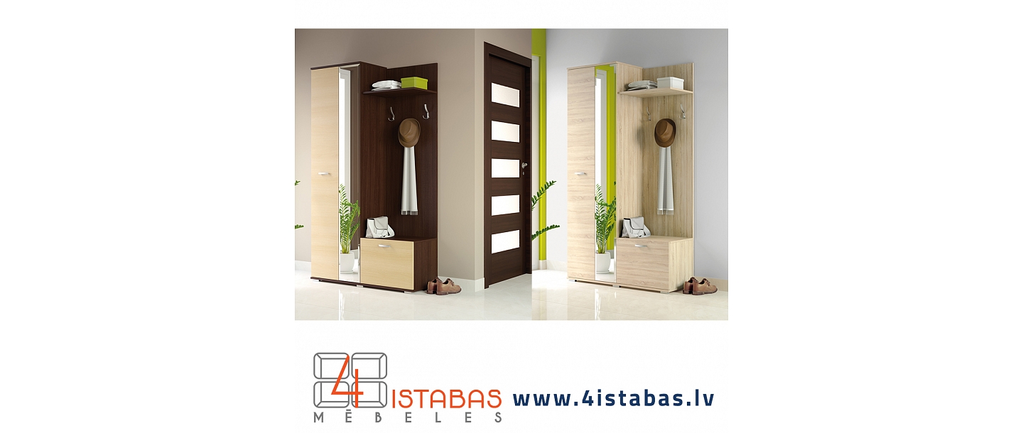 Hallway equipment in different colors, furniture online store Latvia Valmiera Vidzeme furniture online