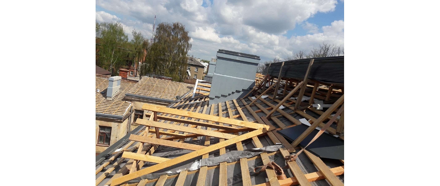 Construction works in Daugavpils