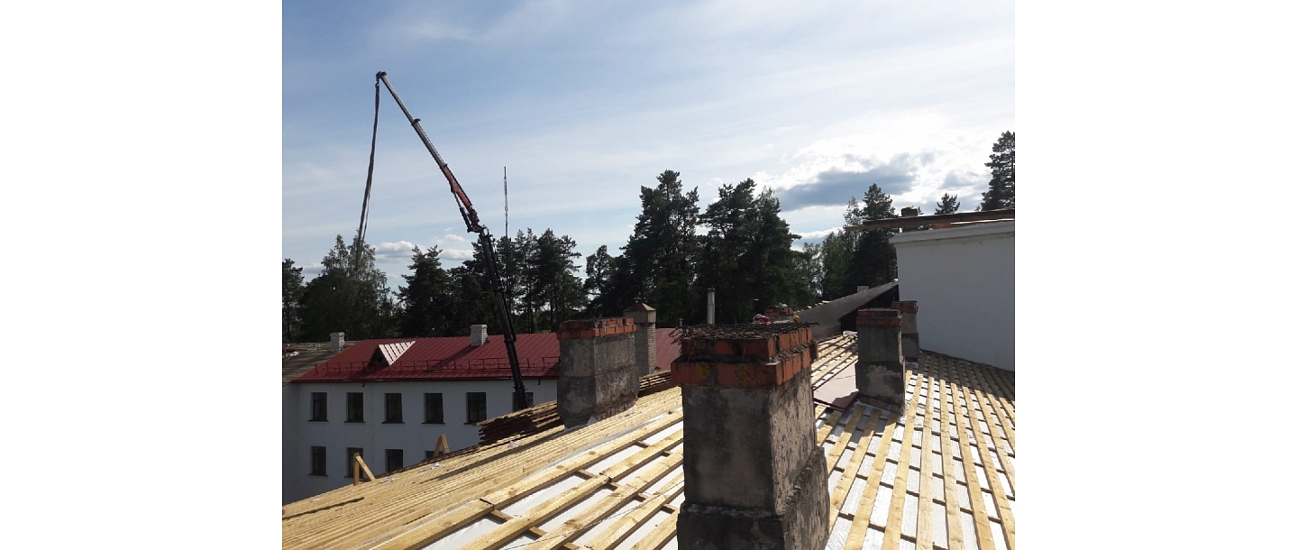 Change of roofs in Latgale