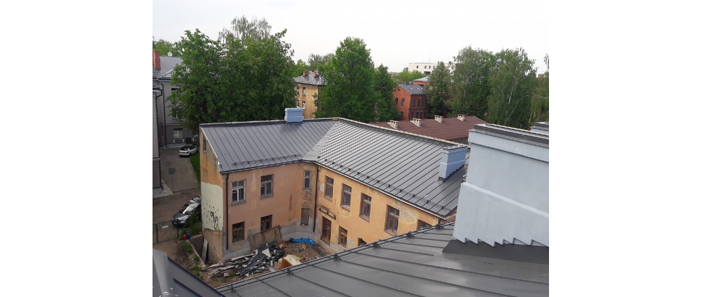 Construction works in Daugavpils
