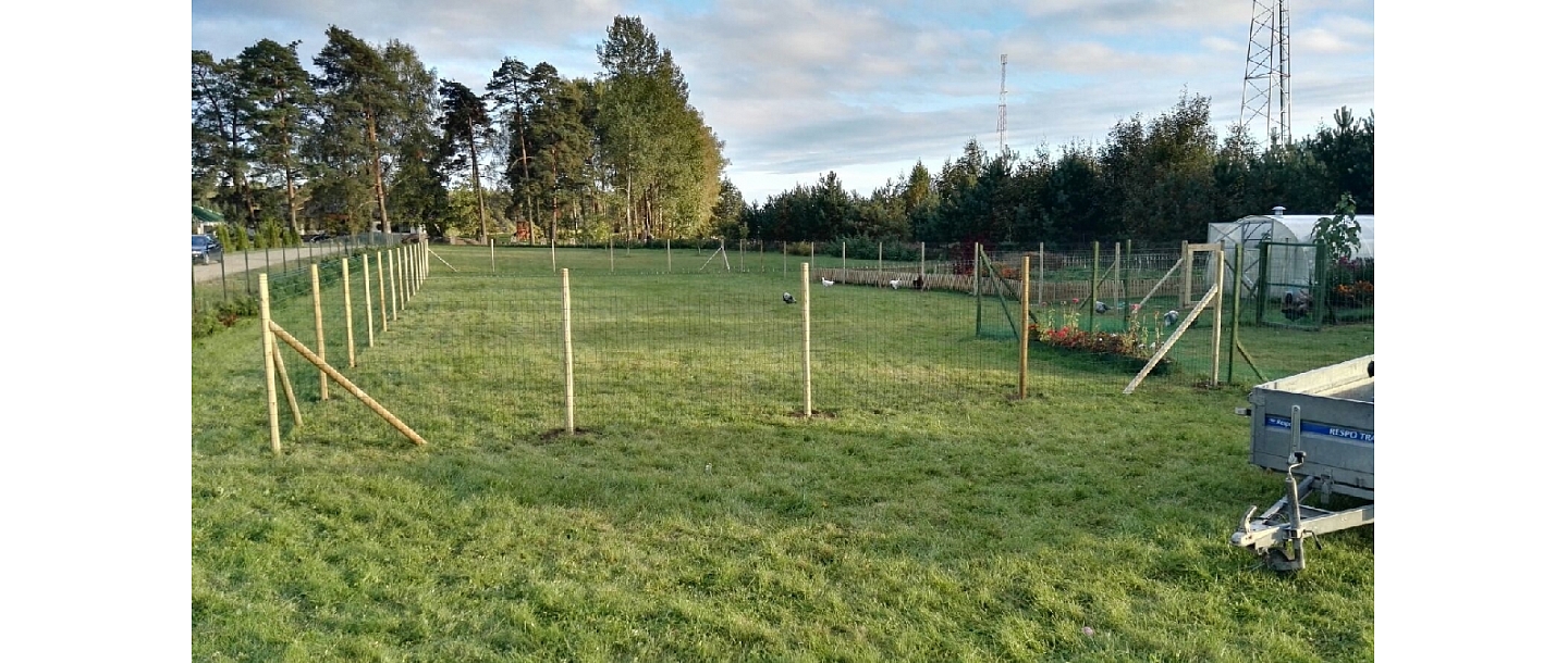 Забор сельскохозяйственный сварной для птиц