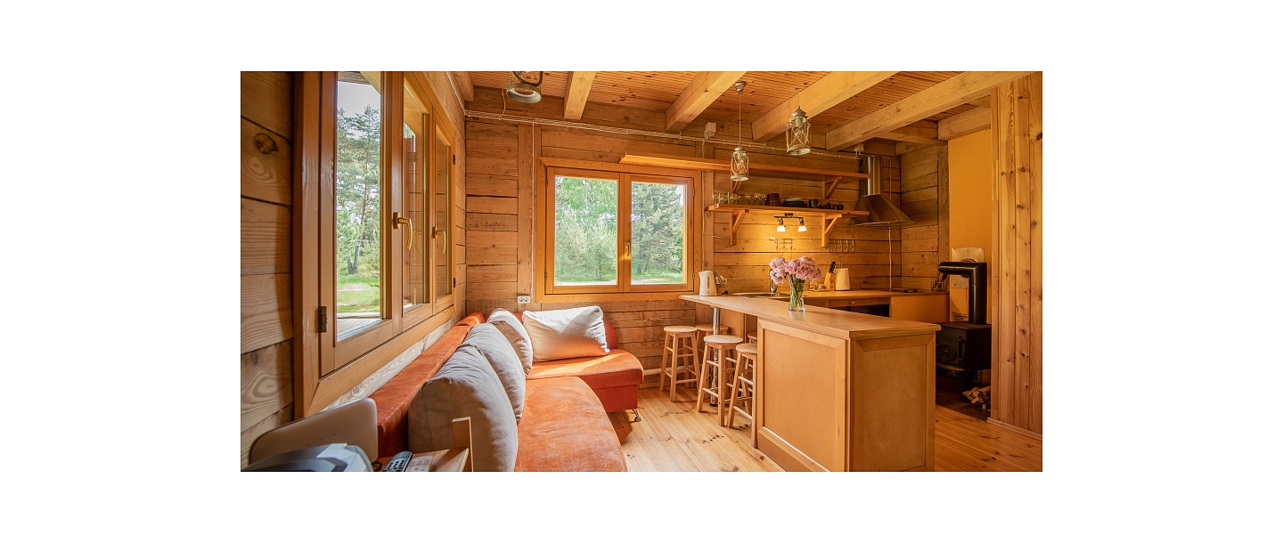 Guest houses SKLANDAS. Forest house