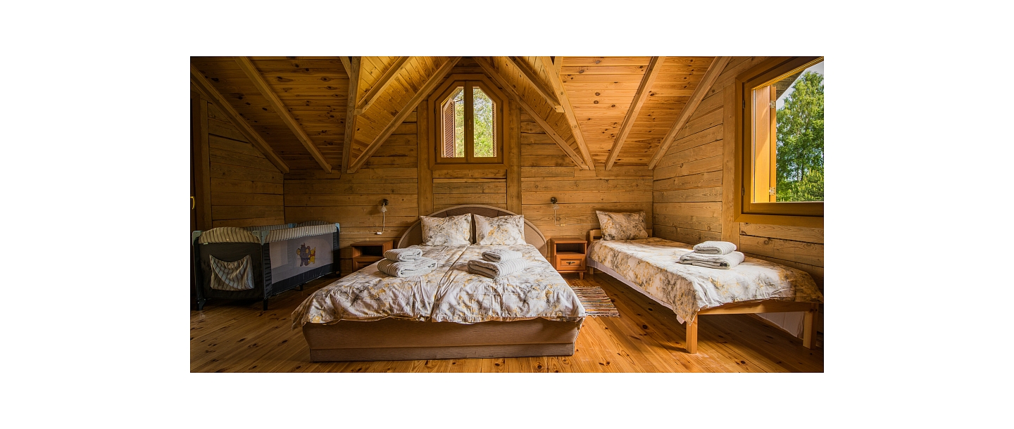 Guest houses SKLANDAS. Forest house