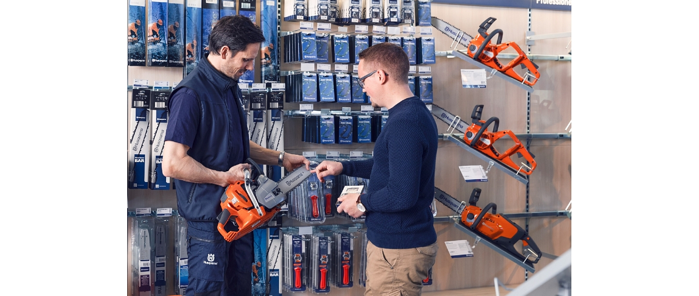 Chainsaw shop and service in Jekabpils