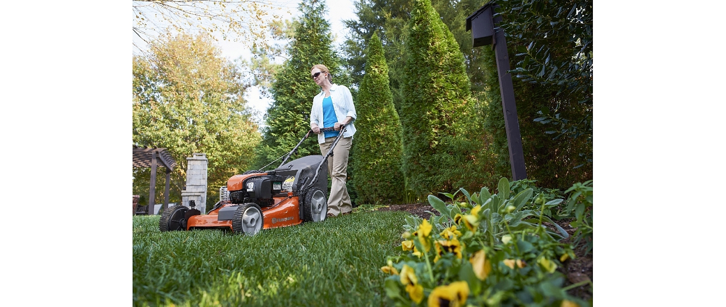 Lawn mowers gasoline, electric, robotic Automower Husqvarna