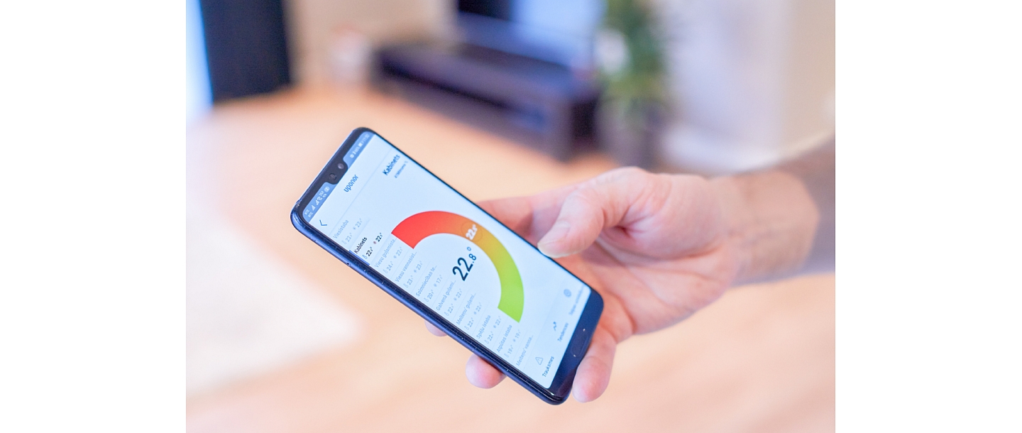 Remote control of Uponor heated floors