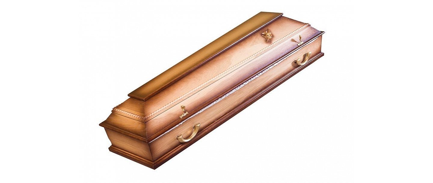 A selection of different coffins