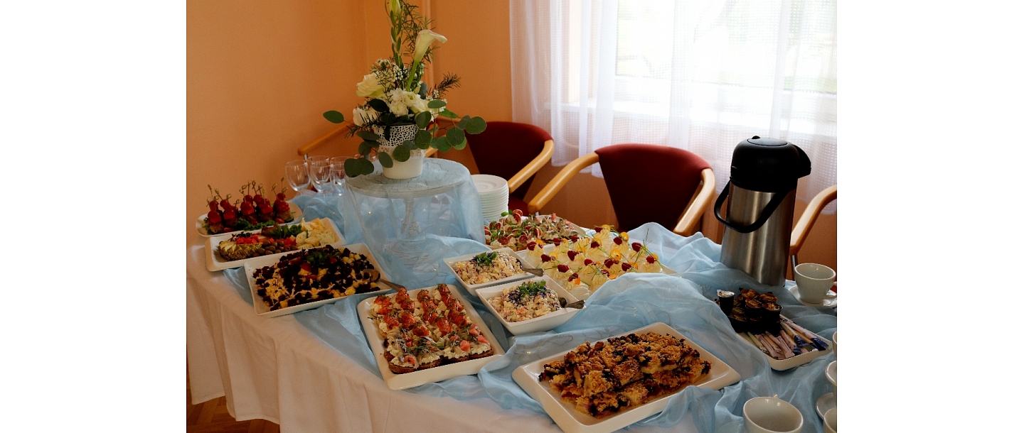 Table setting in Skrunda