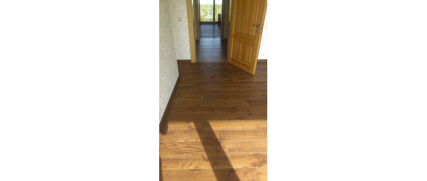 Professional oak and ash wood flooring and parquet laying, restoration, trade. Made in Latvia.