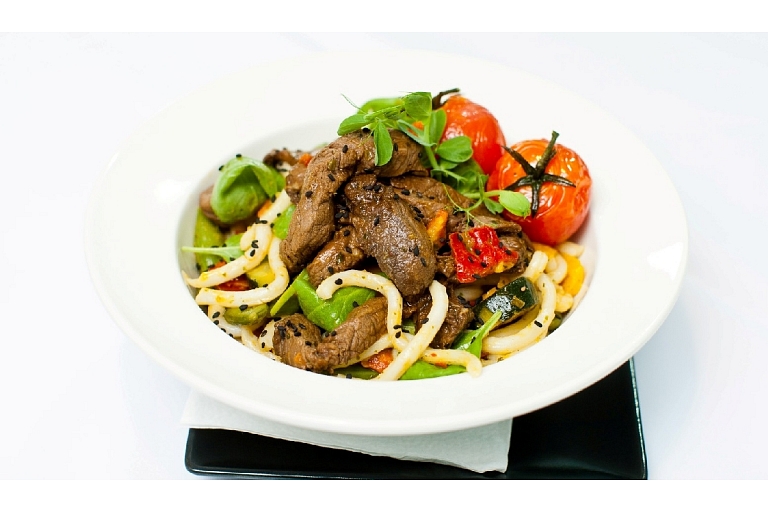 Beef fillet strips