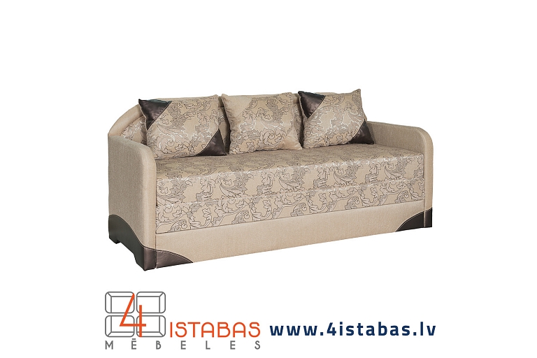 Comfortable pull-out sofa with pillows and laundry box, online furniture store Latvia Cēsis furniture online