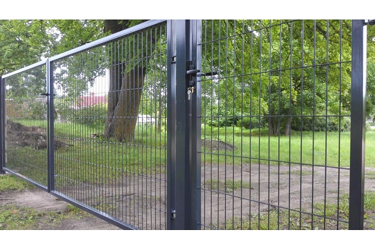 Double gates and pedestrian gates