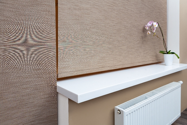 Windowsill made of Corian ® material