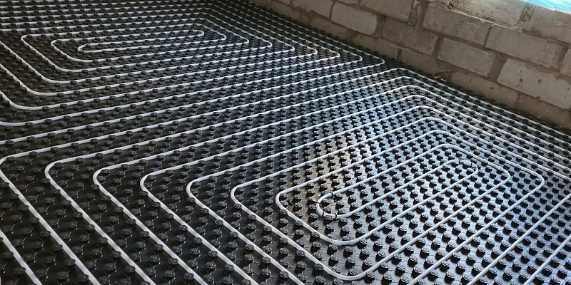 Warm floor installation