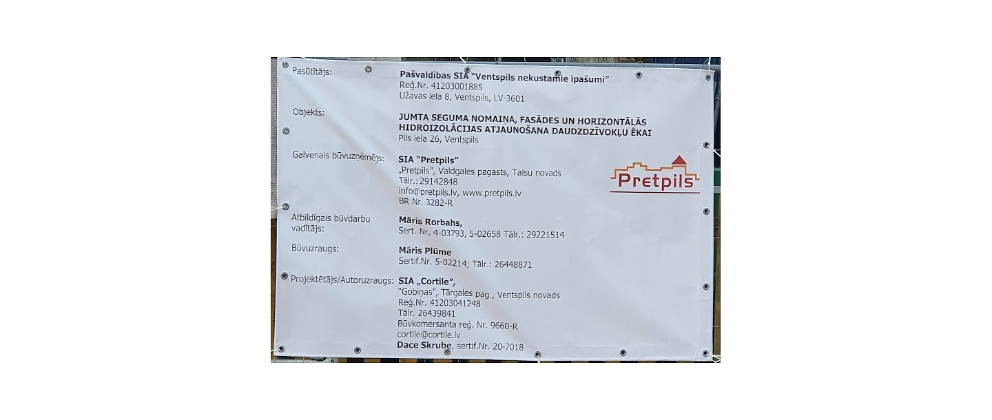 Construction supervision in Kurzeme