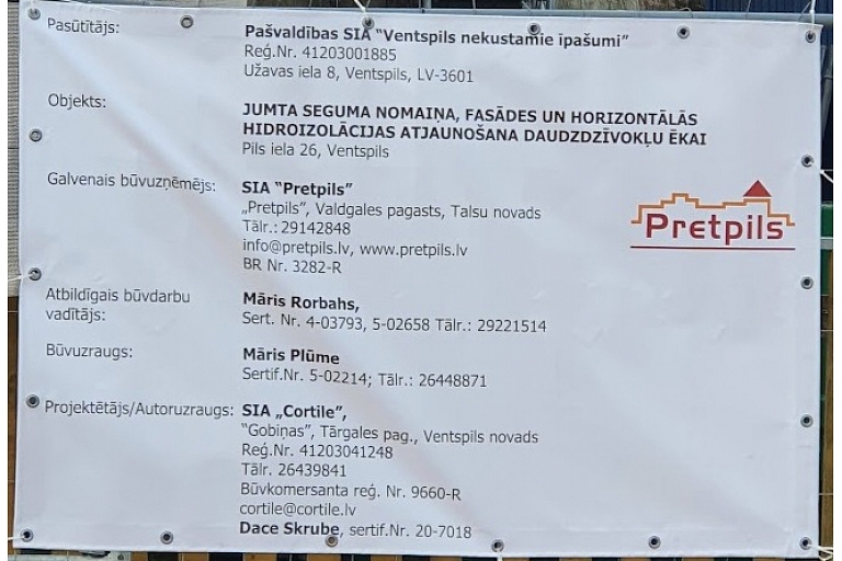 Construction supervision in Kurzeme