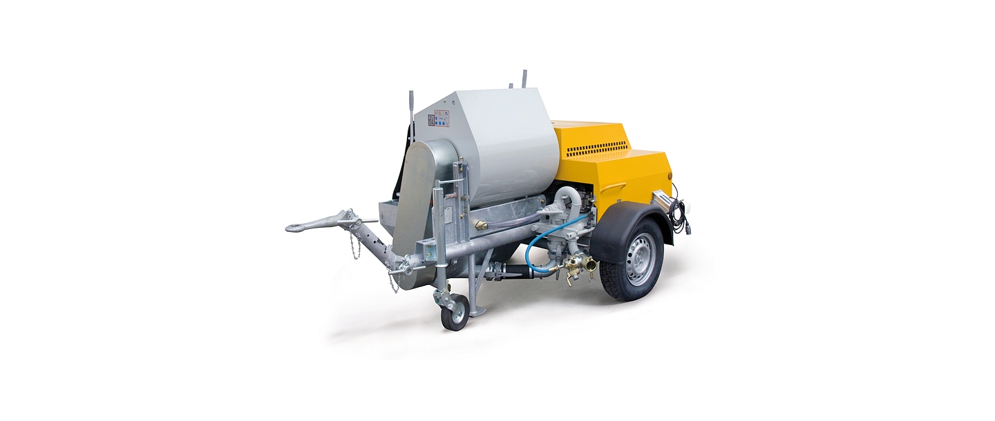 Concrete mixer pump