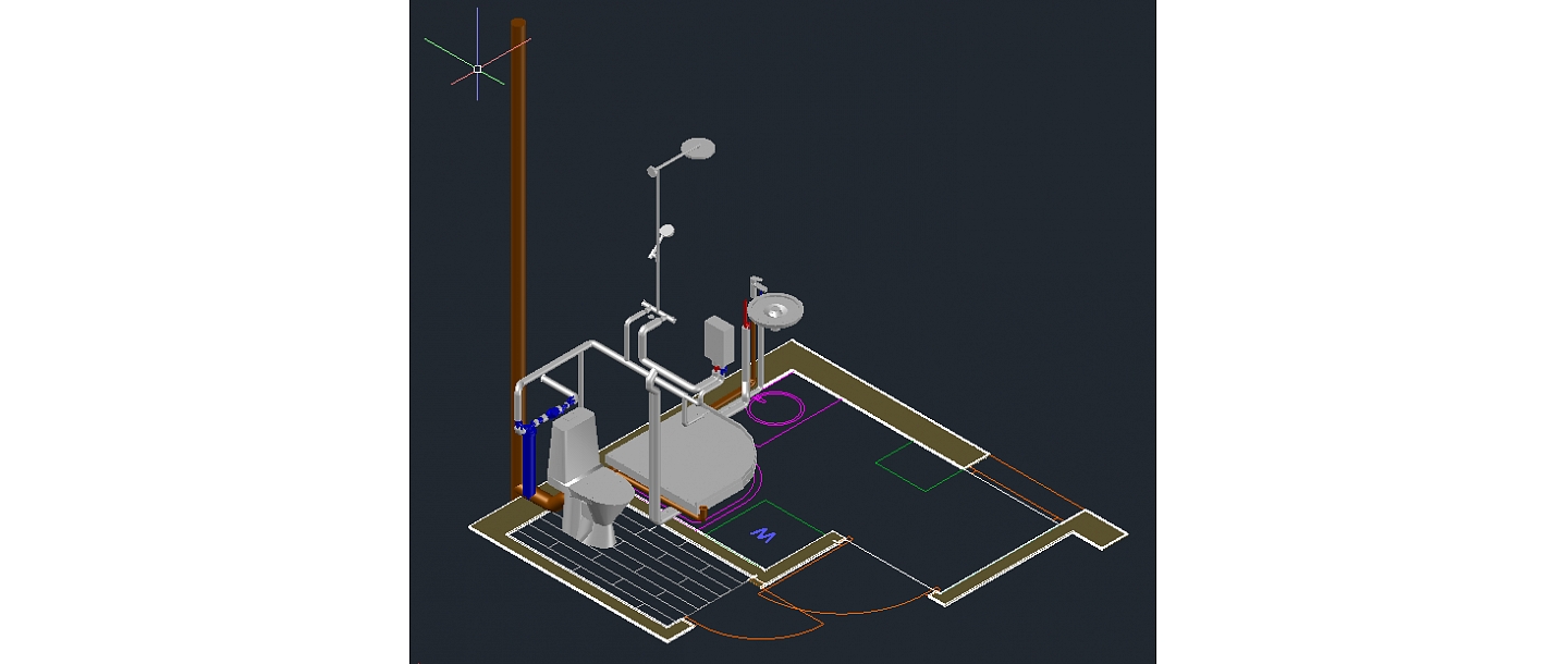 Design of sanitary facilities and sewage systems