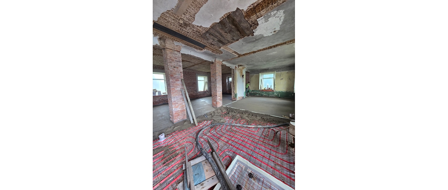 Floor concreting works