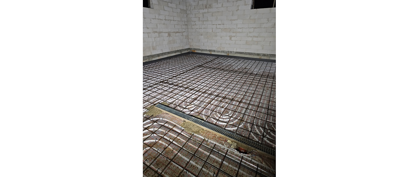 Warm floor installation