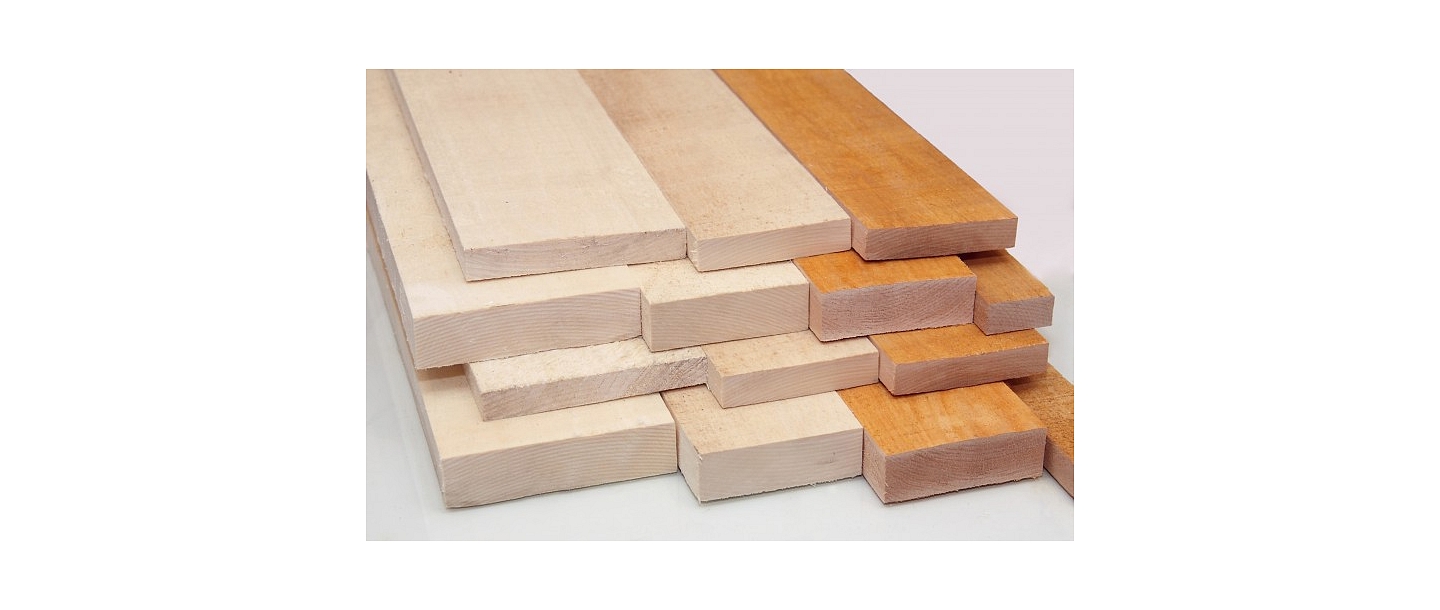 Wood materials for saunas and baths