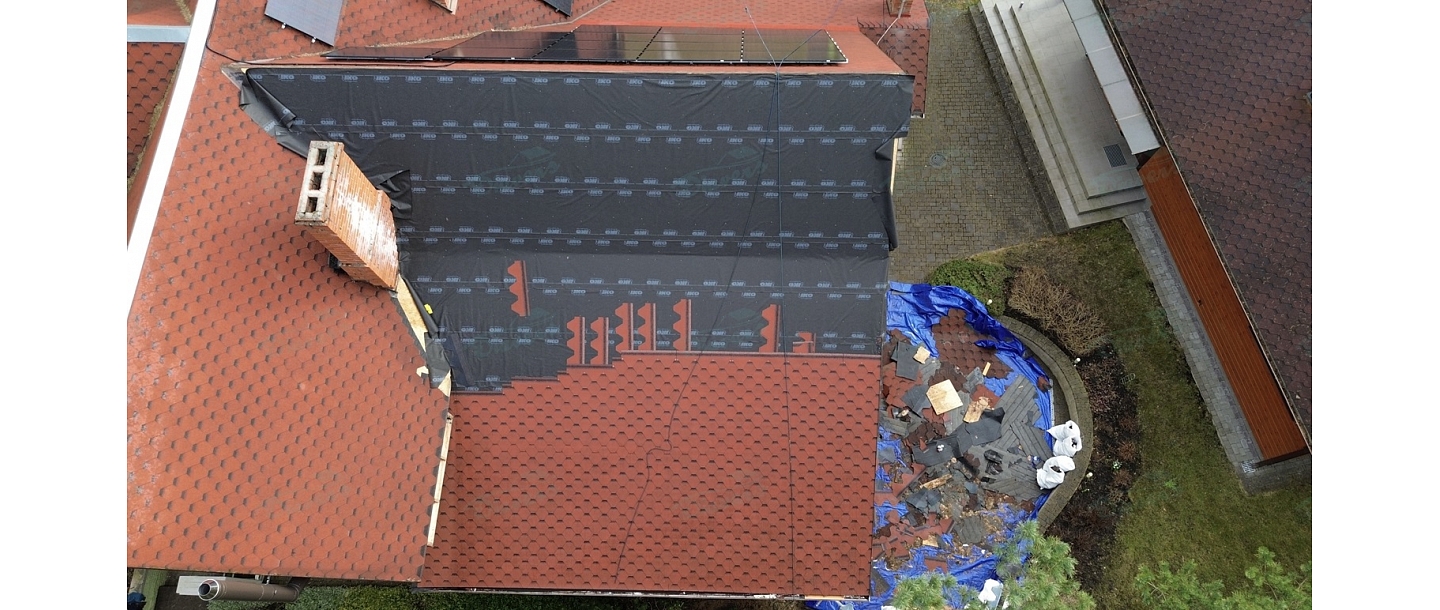 Bitumen shingle repair