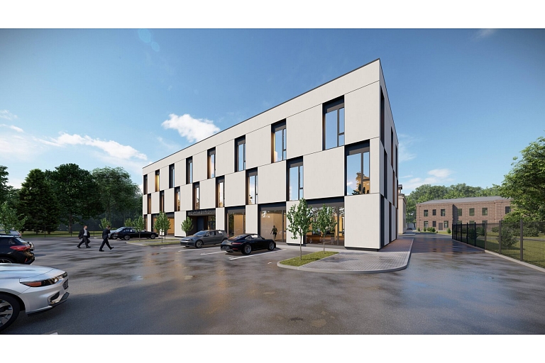 NEW CONSTRUCTION OF AN OFFICE BUILDING, OPENSPACE architects
