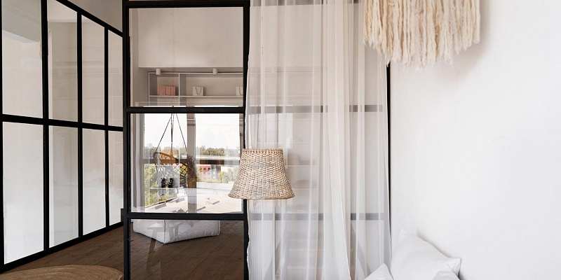 Stikla alumīnija starpsienas