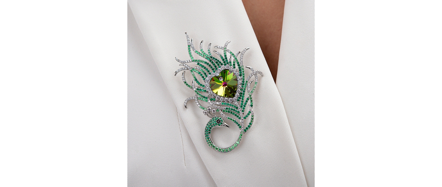 phoenix brooch