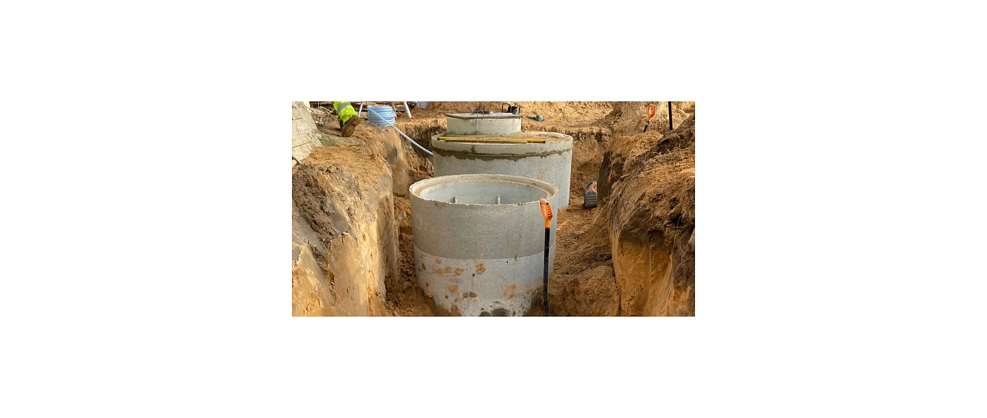 Reconstruction of the sewage system