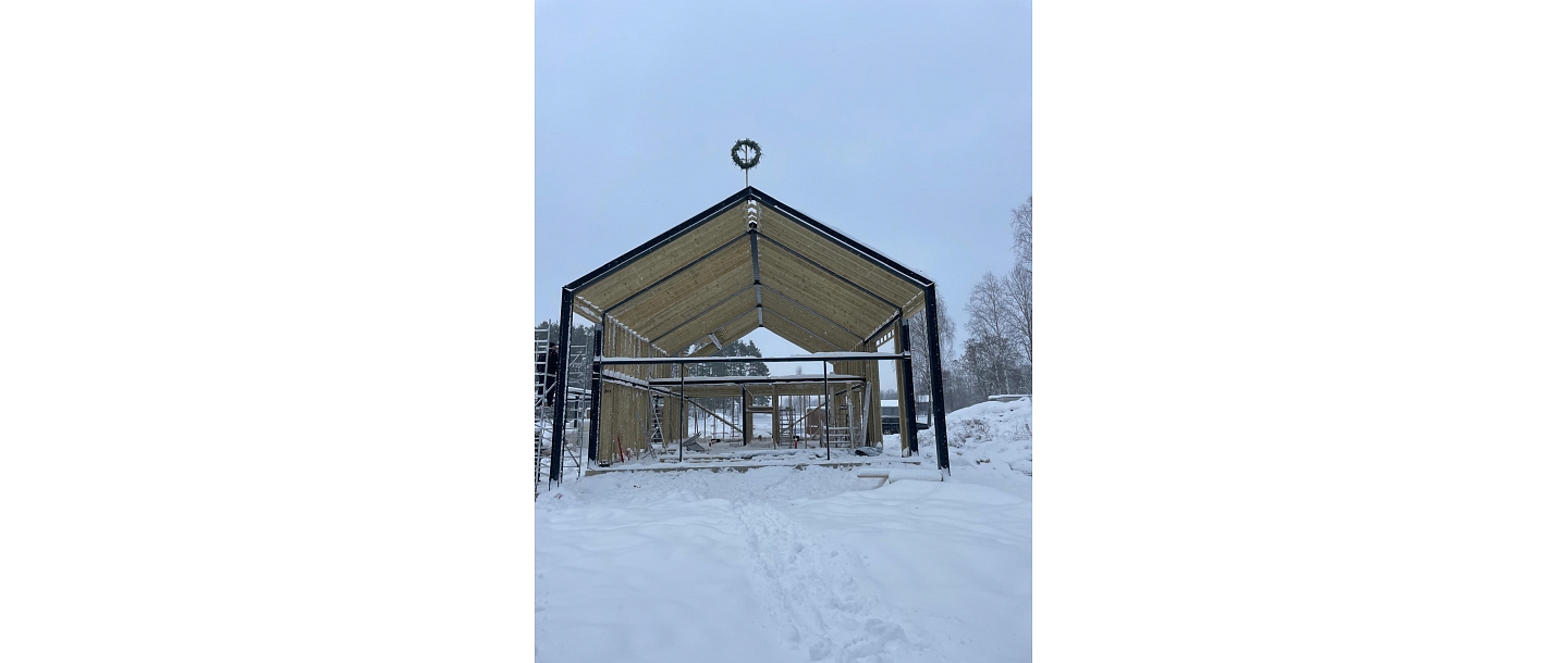 New private house building