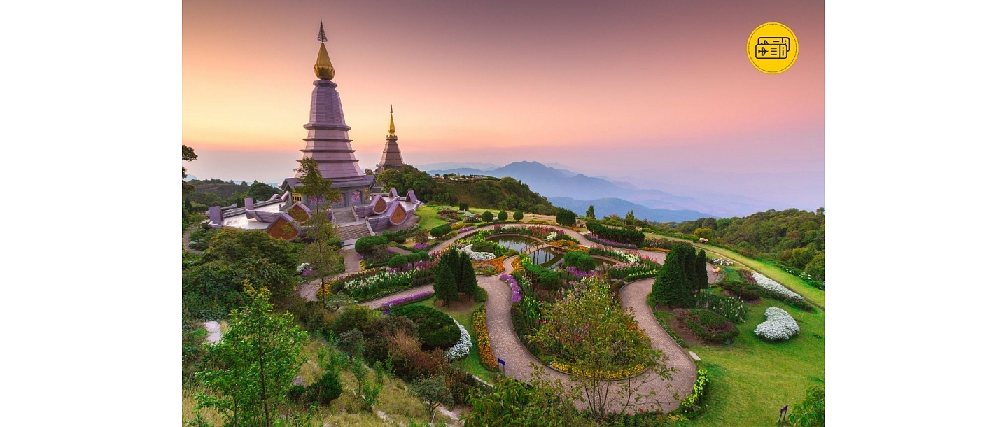 Breathtaking view of Doi Inthanon, the highest mountain in Thailand, which offers majestic landscapes and untouched nature, that inspires and relaxes.