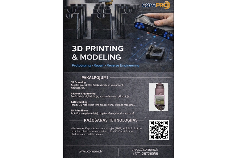 3D printing and modeling