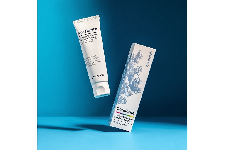 Coral Bright toothpaste