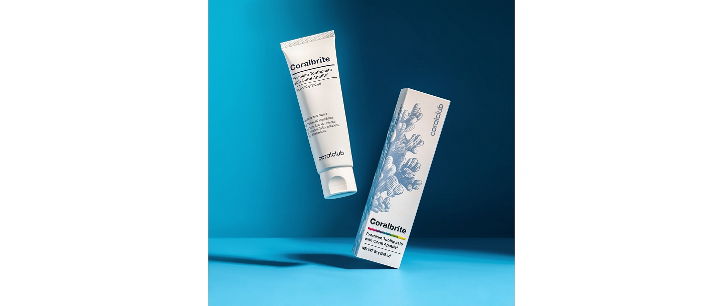 Coral Bright toothpaste