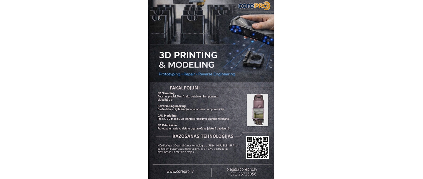 3D printēšana un modelēšana